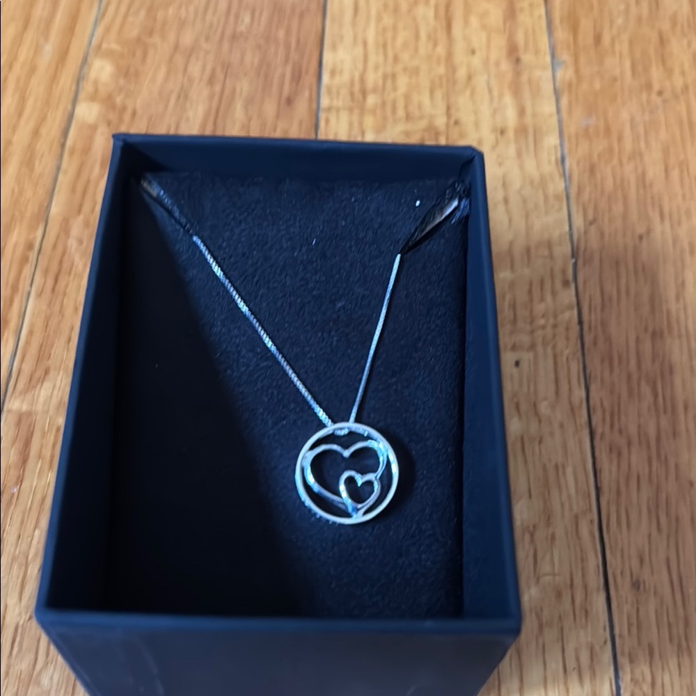 Silver Heart Pendant Necklace